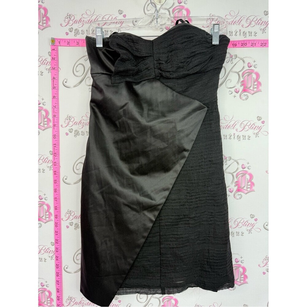 BCBGeneration dress Black Strapless Sweetheart Cocktail Dress